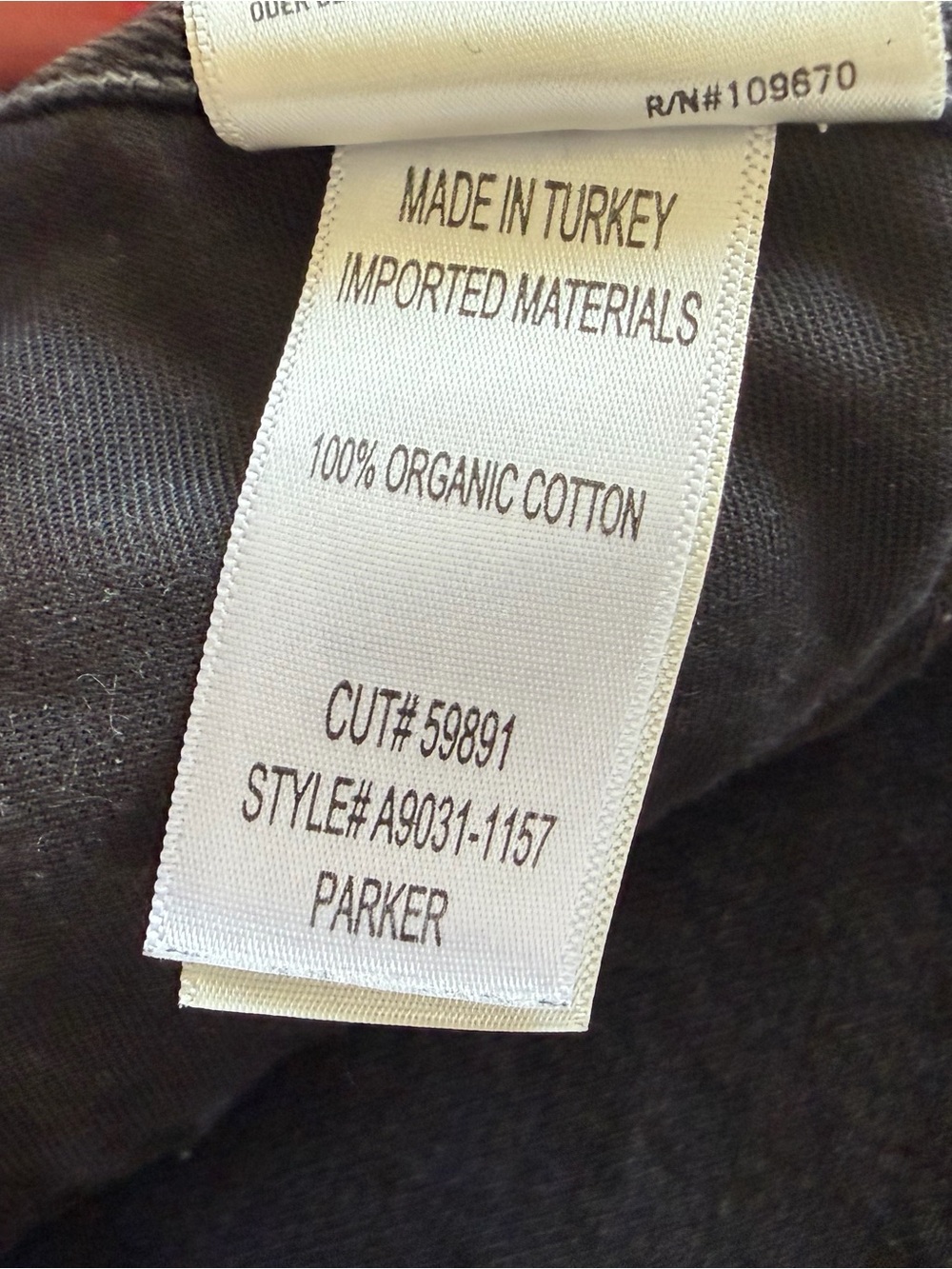 Agolde Black Parker Frayed Hem Denim Shorts - Picture 5 of 6